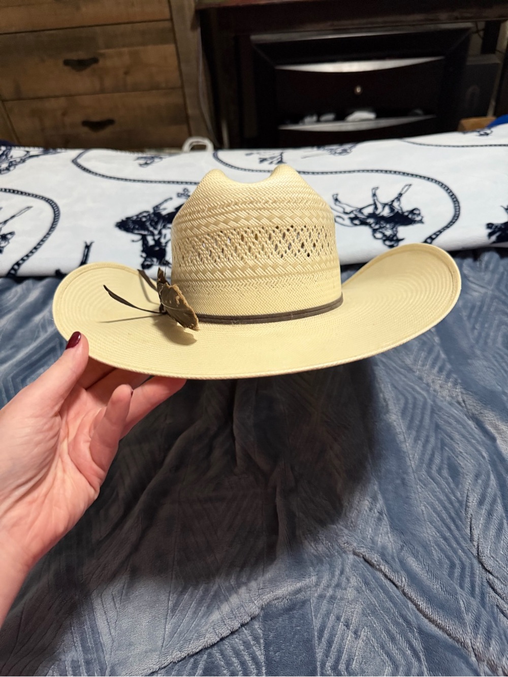 Men’s 7 1/8 twister straw hat